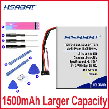 HSABAT 0 Цикл 1500 мАч 361-00050-03 361-00050-10 361-00050-12 Аккумулятор для GARMIN Edge 510/Edge 510J Сменный Аккумулятор