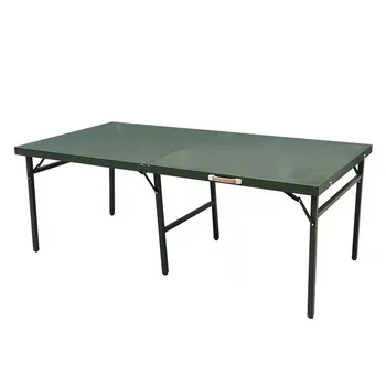 полевой складной стол размером 1 * 2 метра, конференц-стол, железный лист ta, портативный командный блок, армейский зеленый di для кемпинга на открытом воздухе