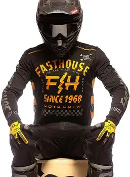 2023 для FH MX Костюм для мотокросса, комплект из джерси для бездорожья с карманом, майка для шоссейных велосипедов и брюки, одежда для мотогонок