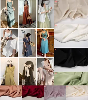 Атласное шелковое платье шириной 1,5 метра ткань для вечерней вечеринки юбка для танцев рубашка жакет дизайн нижнего белья материал ткани N6P18C230921C
