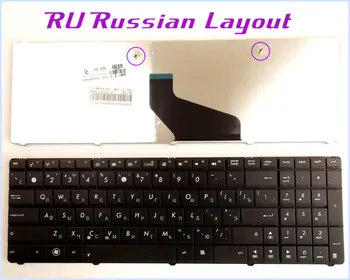 Новая Русская RU Клавиатура для Ноутбука ASUS X53B X53T X53BR K53Z K73TA K73T X73B A53U A53E K54C Черный