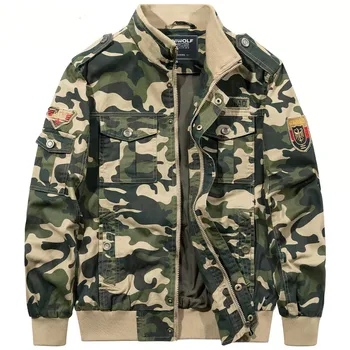 Мульти камуфляж Карго карманы куртка мужская тактическая куртка спорта на открытом воздухе военный камуфляж куртка пальто