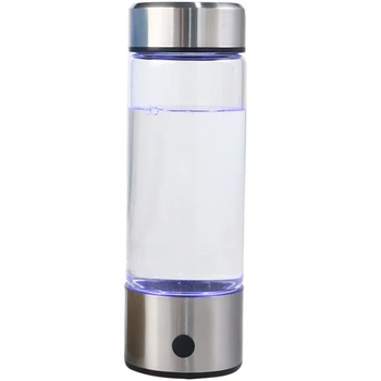 НОВИНКА-Генератор водородной воды, Щелочной чайник, перезаряжаемая портативная бутылка для чистой воды, богатой водородом H2, 420 мл