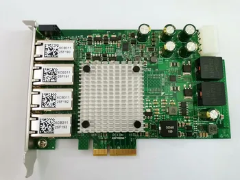 Новый POE четырехпортовый сетевой адаптер PCIE Gigabit 4-port PoE Ethernet adapter I350-T4 Проводной сетевой адаптер Промышленной камеры