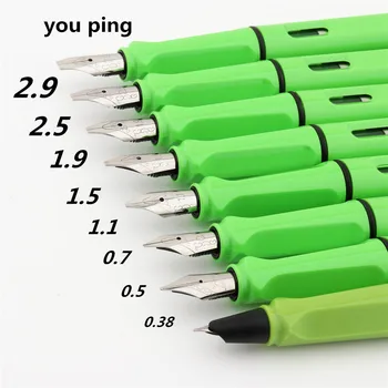 Роскошное качество 394 Зеленая каллиграфическая Авторучка офисные Студенческие Канцелярские принадлежности чернильные ручки
