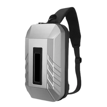 Мужская сумка-мессенджер USB зарядка Водонепроницаемая умная крутая светодиодная мужская сумка-мессенджер для коротких поездок, мужская переносная нагрудная сумка