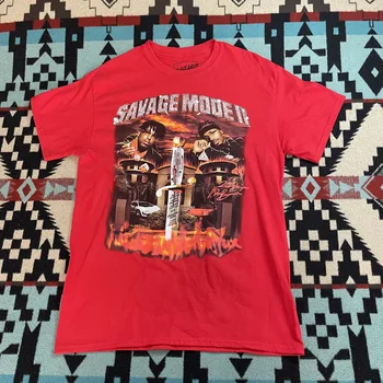 21 Savage Essential Альбом Savage Mode 2 Двусторонняя футболка