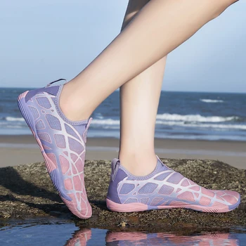 Кроссовки для дайвинга, нескользящая обувь для плавания, Пляжная водная обувь, Быстросохнущие болотные кроссовки, Дышащие износостойкие товары для активного отдыха для женщин и мужчин