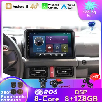 Автомобильное Радио С Экраном Android 11 Для Suzuki Jimny 2019 2020 Видеоплеер GPS Стерео Carplay Автоматическая Мультимедийная Поддержка Камеры OBD2