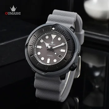 OUMASHI мужские часы для мужчин Роскошные автоматические часы NH35 из нержавеющей стали Водонепроницаемые часы Лучший бренд Сапфировые наручные часы