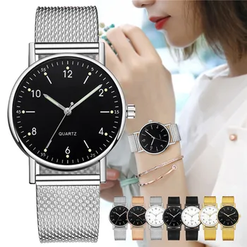 2022 New Luminous Ladies Watch Electroplated Silicone Strap Analog Quartz Fashion Temperament Ladies Watch часы женские наручные