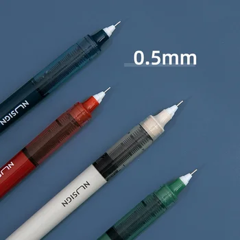 0,5 мм Черная ручка для подписи Extra Fine Point, Быстросохнущие чернила, шариковые ручки, Гелевая ручка, канцелярские принадлежности, Школьные принадлежности