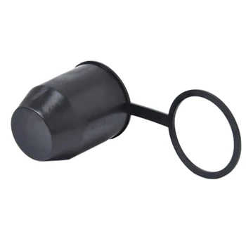 Черный шаровой фаркоп нажимного типа, крышка для защиты прицепа от буксировки автомобиля, EIG88 Подходит для прицепа RV