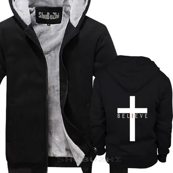 Cross Believe - Christian - Jesu shubuzhi мужское теплое пальто из хлопка зима-осень элитного бренда shubuzhi, толстая куртка sbz5613