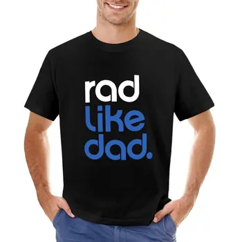 футболка rad like dad, аниме-футболка, винтажная одежда, мужские графические футболки, большие и высокие
