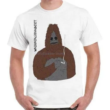 Новая ретро-футболка Sassy The Sasquatch Smoke Big Lez Show, футболка базовых моделей европейского размера