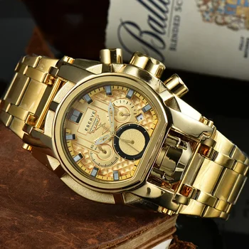 Непобедимые часы особой формы Reserve Bolt Zeus Chronograph Invincible Watch Оригинальные часы Relogio Masculino из нержавеющей стали