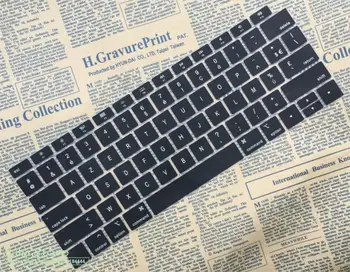 French Franch Clavier Coque de Protection чехол-клавиатура AZERTY для Apple Macbook New Air 13 с дисплеем Retina Touch ID A1932