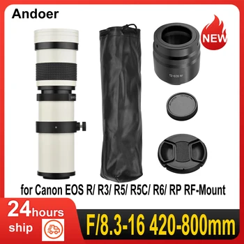 Зум-объектив MF Super Telephoto F/8.3-16 420- 800-мм крепление T2 с RF-байонетом для камер Canon EOS R/ R3/ R5/ R5C/ R6/RP с RF-байонетом
