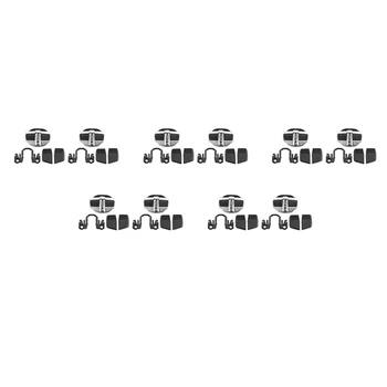 10 Комплектов Стабилизатора двери TRD Дверной замок Защитные Защелки Стопорные крышки для Toyota Land Cruiser LC200 Alphard Vellfire