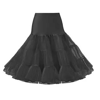 Женская нижняя юбка 1950-х годов, винтажные юбки, нижняя юбка-пачка с кринолином