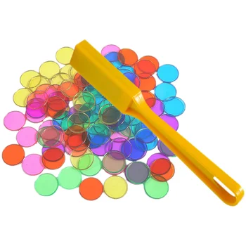 Пособия по математике для детей Магнитный стержень Магнитная палочка Круглая игрушка для подсчета фишек Игрушка для сортировки по цвету Развивающая игрушка