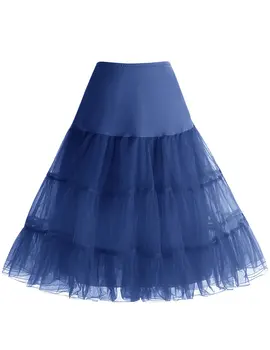 Модная женская нижняя юбка в стиле 50-х годов, винтажная нижняя юбка-пачка с кринолином