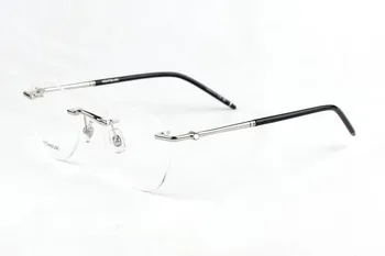 2023 Новые мужские бескаркасные Ретро деловые очки MB для близорукости по рецепту 0244 Женская модная оправа для чтения для глаз