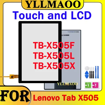 ЖК-дисплей + Сенсорный экран = Замена Дигитайзера ЖК-дисплея в сборе для Lenovo Tab M10 TB-X505 X505 TB-X505F TB-X505L TB-X505X