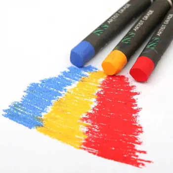 Набор масляной пастели 12/24/36 цветов, круглые карандашные палочки для масляной пастели для студентов-художников, ручка для рисования, школьные канцелярские принадлежности