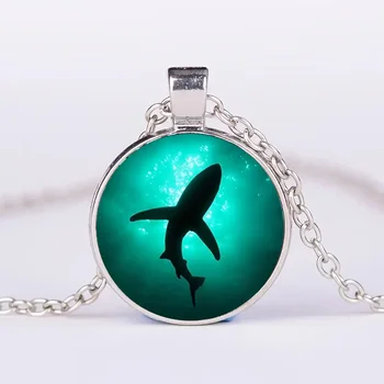 Стильные мужские и женские красивые ожерелья с подвеской в виде акулы, подарок к юбилею, праздничный подарок