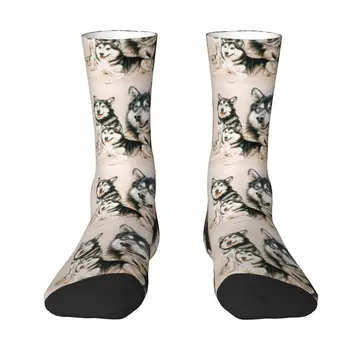 Аляскинский Маламут Gallimaufry Носки Оптом зимние носки носки для мужчин хлопчатобумажные 100% Носки Женские Мужские