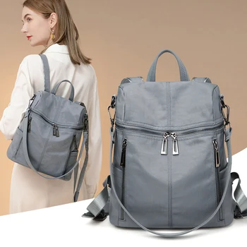 Женские сумки-рюкзаки 2023, Новые модные дорожные сумки, водонепроницаемая сумка для ноутбука большой емкости, школьная сумка для девочек, дизайнерская женская сумка