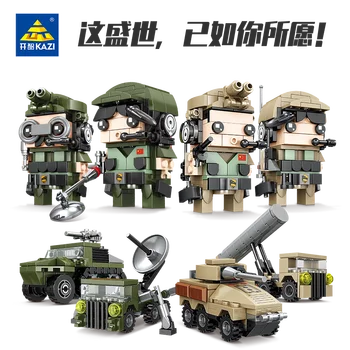 Eagle Special Forces Logistics Scout, Камуфляжная фигурка Brickheadz, детский развивающий строительный блок, игрушечная модель