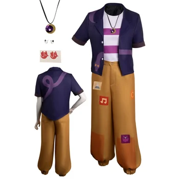 Фиолетовый костюм для косплея Luz, женский костюм, аниме Мультфильм Сова, косплей, Домашняя ролевая игра, Маскарадная одежда для вечеринки, женская ролевая игра