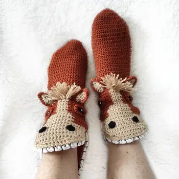 2022 Новые 3D мультяшные нескользящие шерстяные носки, Рождественские носки для взрослых, утолщенные зимние теплые носки, Рождественские подарки, декор для дома