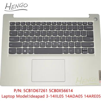 5CB1D67261 5CB0X56614 Серебристый Оригинальный Новый Для Lenovo Ideapad 3-14IIL05 14ADA05 14ARE05 Подставка Для Рук Верхняя Рамка для клавиатуры США