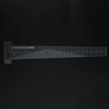 Прозрачный шаблон маркировки для изготовления гитарного грифа и бриджа для гитары