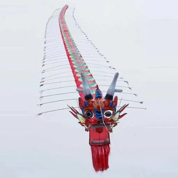 Традиционный воздушный змей Weifang диаметром от 15 до 35 см по линии талии, большой воздушный змей-сороконожка с краном