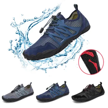 Мужская обувь для болотной ходьбы, кроссовки унисекс, дышащая сетчатая пляжная обувь унисекс, спортивная обувь на открытом воздухе, походная обувь, размер XL 45 46 47, распродажа