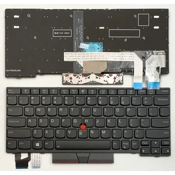 Новинка для ноутбука Lenovo Thinkpad X13 Type 20T2 20T3 20UF 20UG X13 Yoga Gen 1 Клавиатура US Черная С подсветкой