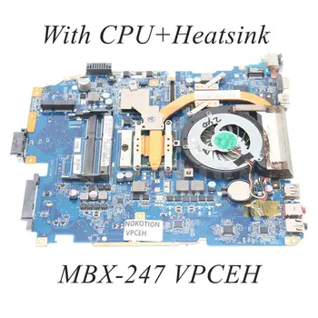MBX-247 DA0HK1MB6E0 ОСНОВНАЯ ПЛАТА для SONY Vaio PCG-71912L VPCeh Материнская Плата ноутбука GT410M GPU с процессором + Радиатор
