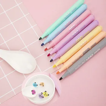 8-цветная креативная интересная плавающая ручка, рисующая в воде, Учащиеся рисуют акварелью с водной суспензией, детская ручка
