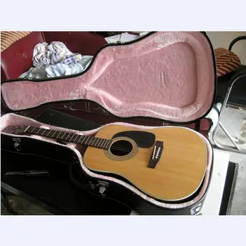 Акустическая гитара с круглым корпусом, акустическая электрогитара с твердым еловым верхом, классическая гитара D type 28 модели 41