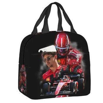 Ланч-бокс Leclerc Charles Для женщин, термоохладитель Monaco Racer, сумка для ланча с изоляцией для еды, сумки для пикника для школьников, сумки для пикника