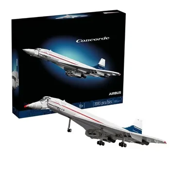 10318 Concorde Airbus Строительные блоки Техническая 105 см Модель самолета Кирпич Развивающие Игрушки для взрослых Подростков Рождественские Подарки
