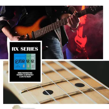 Для Orphee - Набор струн для электрогитары Metal, серия RX, шестигранная углеродистая сталь, 6 струн для гитарных партий, музыкальный инструмент