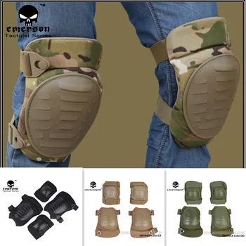 Emerson Tactical Military Standard Edition налокотники, наколенники для страйкбола, охотничьего тренировочного защитного снаряжения