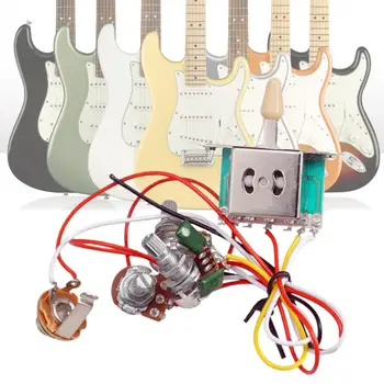 Полная схема гитары, регулирующая громкость, схема электрогитары, портативный металлический комплект жгутов для электрогитары для гитариста