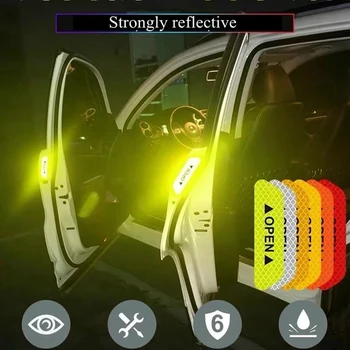 Наклейка с предупреждением о безопасном открывании двери автомобиля для Lada Priora Sedan Sport Kalina Granta Vesta X-Ray XRay